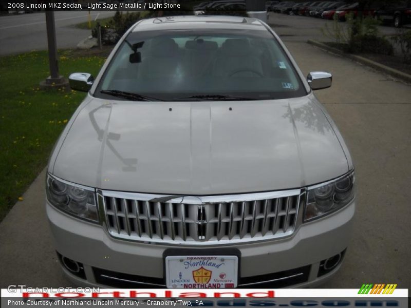 Light Sage Metallic / Light Stone 2008 Lincoln MKZ Sedan