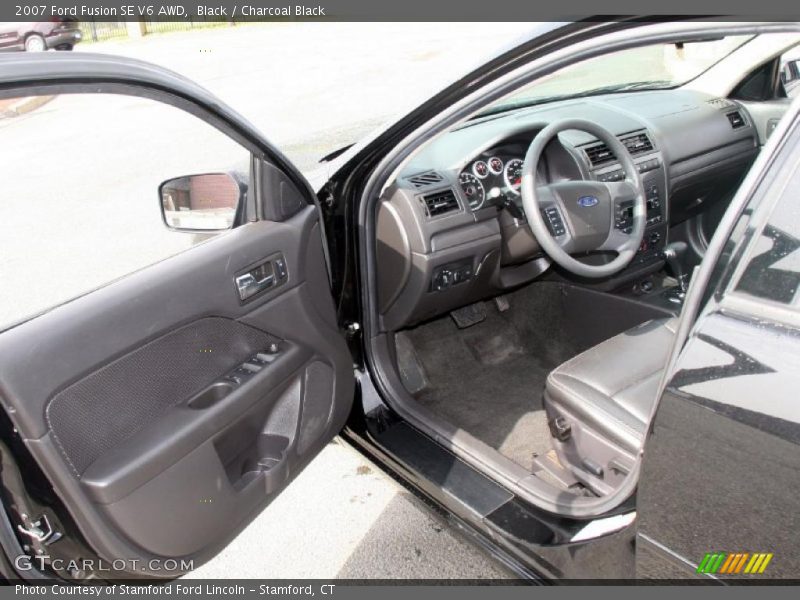 Black / Charcoal Black 2007 Ford Fusion SE V6 AWD