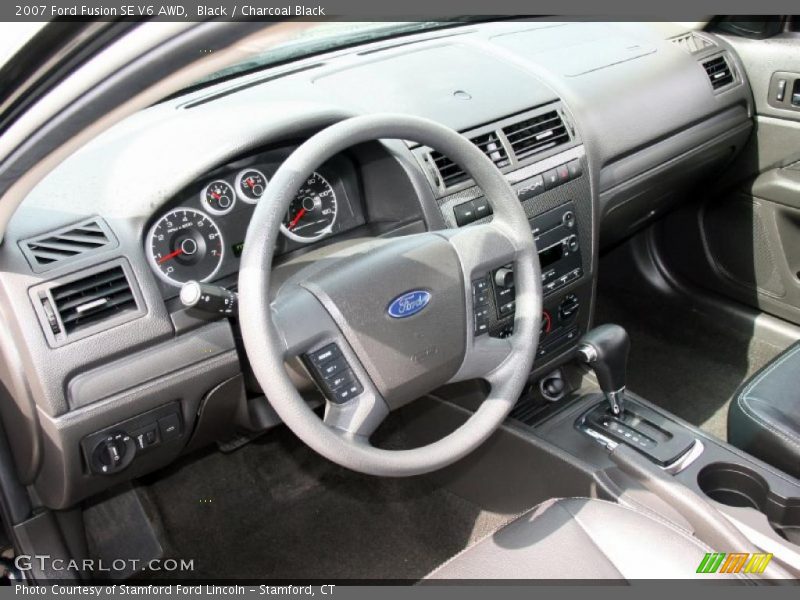 Black / Charcoal Black 2007 Ford Fusion SE V6 AWD
