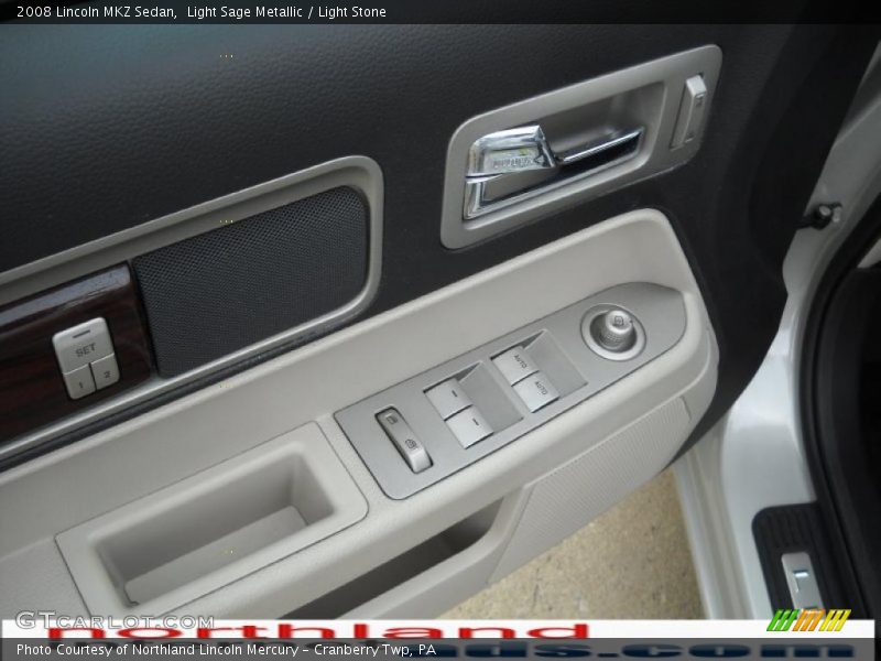 Light Sage Metallic / Light Stone 2008 Lincoln MKZ Sedan