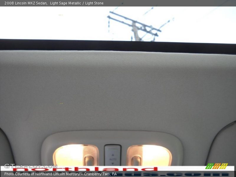 Light Sage Metallic / Light Stone 2008 Lincoln MKZ Sedan