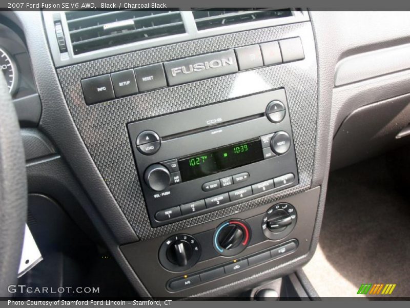 Black / Charcoal Black 2007 Ford Fusion SE V6 AWD