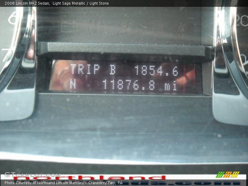 Light Sage Metallic / Light Stone 2008 Lincoln MKZ Sedan