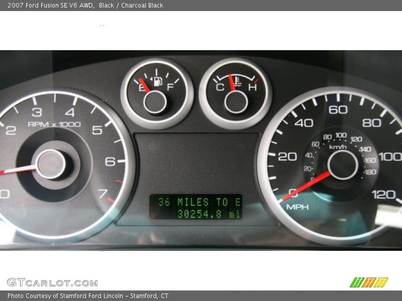 Black / Charcoal Black 2007 Ford Fusion SE V6 AWD