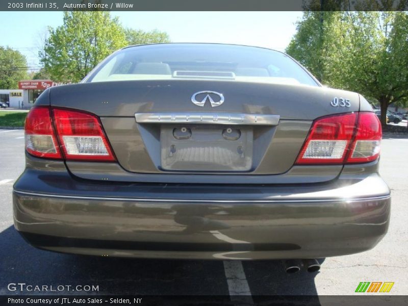 Autumn Bronze / Willow 2003 Infiniti I 35