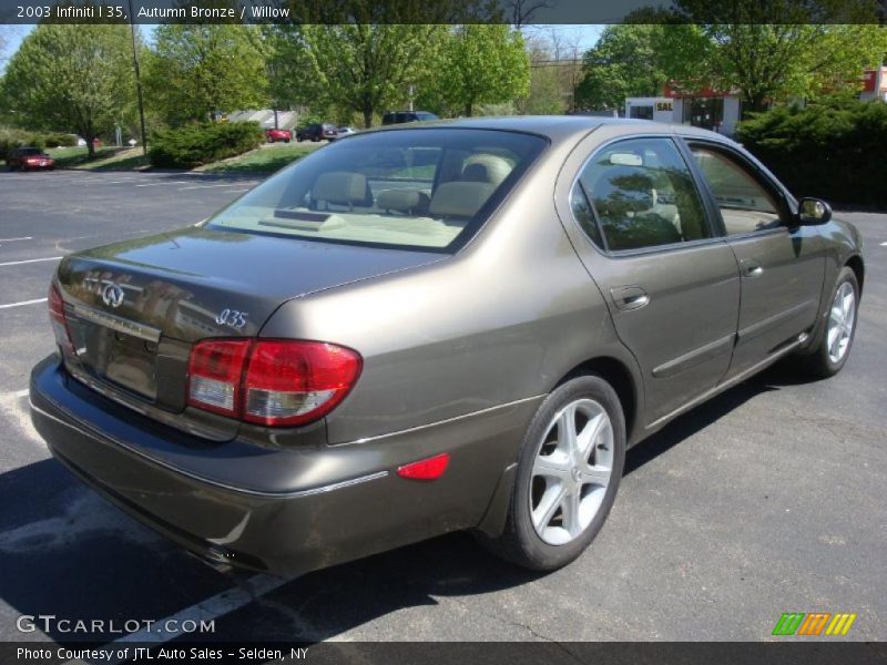 Autumn Bronze / Willow 2003 Infiniti I 35