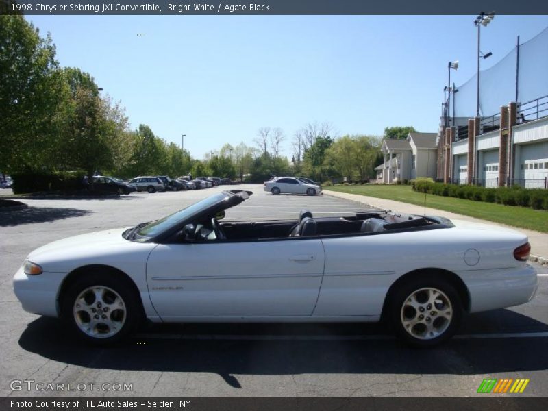 Bright White / Agate Black 1998 Chrysler Sebring JXi Convertible