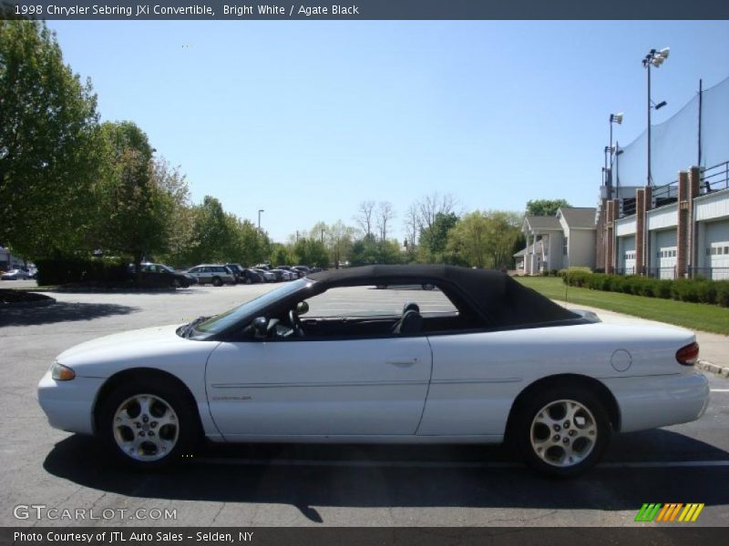 Bright White / Agate Black 1998 Chrysler Sebring JXi Convertible