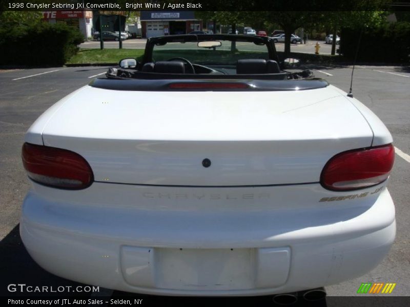 Bright White / Agate Black 1998 Chrysler Sebring JXi Convertible