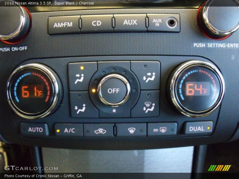 Super Black / Charcoal 2010 Nissan Altima 3.5 SR