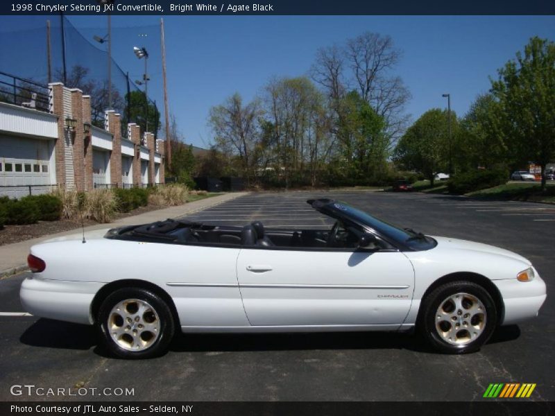 Bright White / Agate Black 1998 Chrysler Sebring JXi Convertible