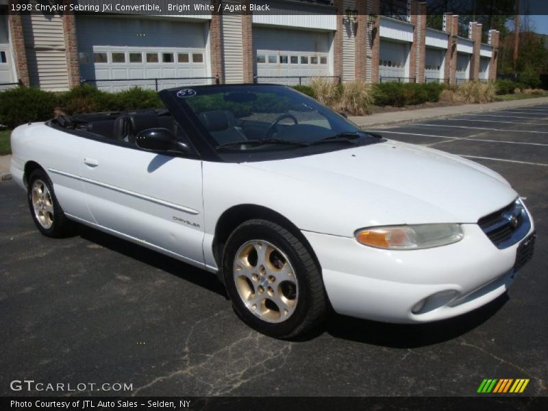 Bright White / Agate Black 1998 Chrysler Sebring JXi Convertible