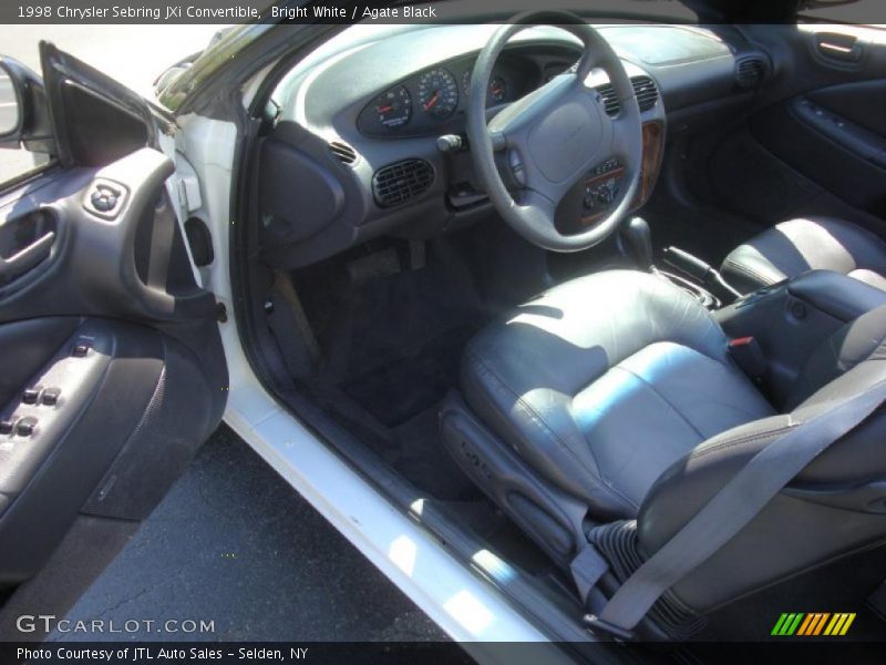 Bright White / Agate Black 1998 Chrysler Sebring JXi Convertible