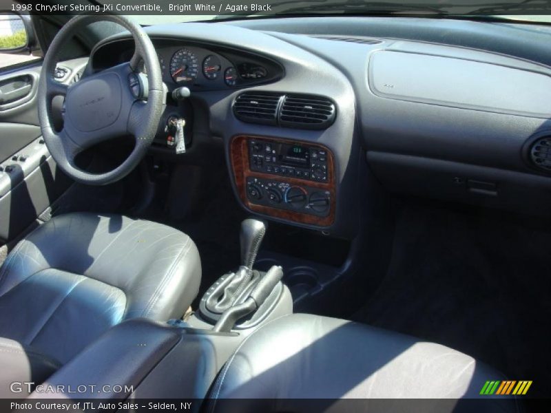 Bright White / Agate Black 1998 Chrysler Sebring JXi Convertible