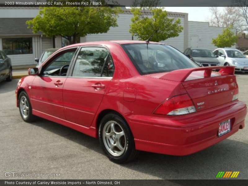 Phoenix Red / Black 2003 Mitsubishi Lancer OZ Rally