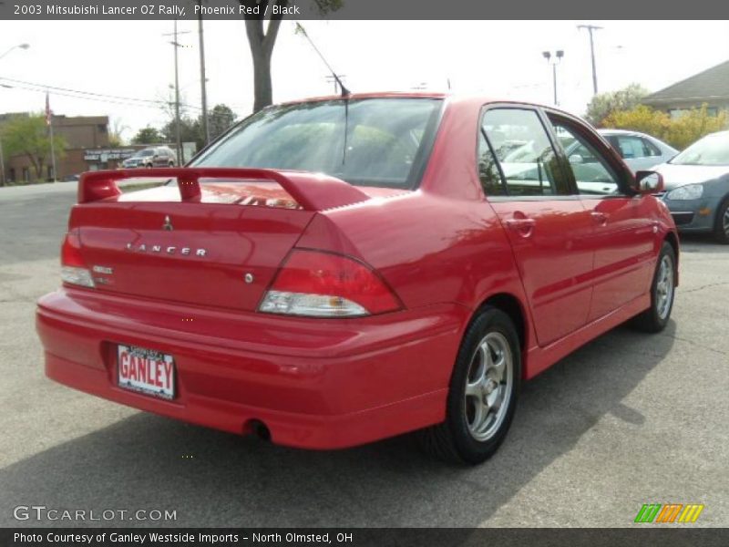 Phoenix Red / Black 2003 Mitsubishi Lancer OZ Rally