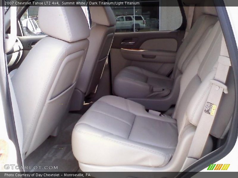 Summit White / Dark Titanium/Light Titanium 2007 Chevrolet Tahoe LTZ 4x4