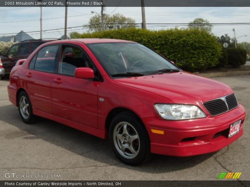 Phoenix Red / Black 2003 Mitsubishi Lancer OZ Rally