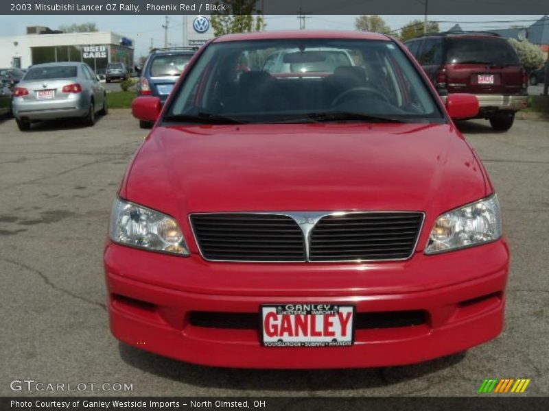 Phoenix Red / Black 2003 Mitsubishi Lancer OZ Rally