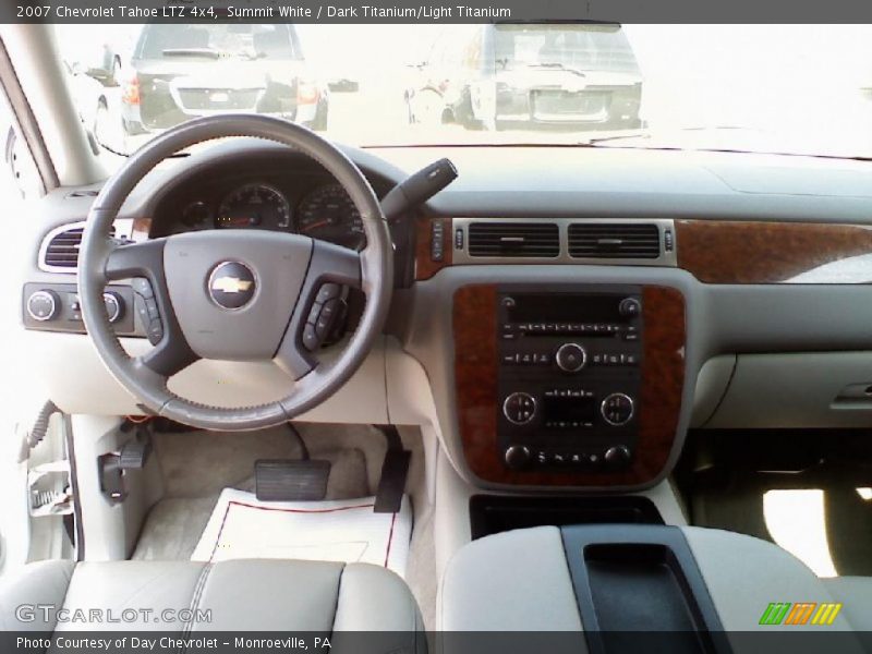 Summit White / Dark Titanium/Light Titanium 2007 Chevrolet Tahoe LTZ 4x4