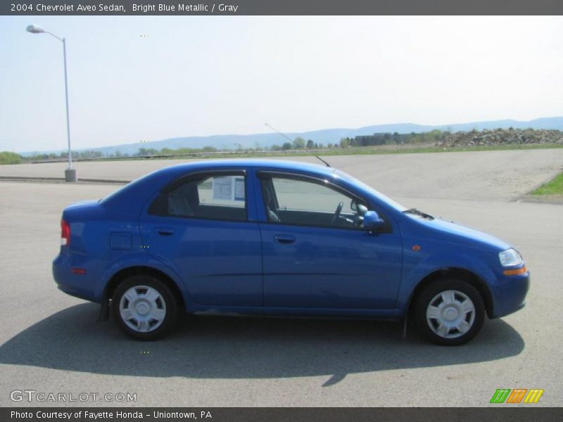 Bright Blue Metallic / Gray 2004 Chevrolet Aveo Sedan