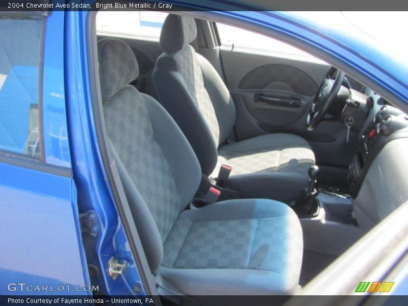 Bright Blue Metallic / Gray 2004 Chevrolet Aveo Sedan