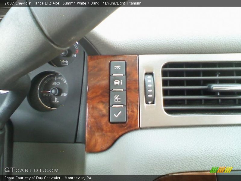 Summit White / Dark Titanium/Light Titanium 2007 Chevrolet Tahoe LTZ 4x4