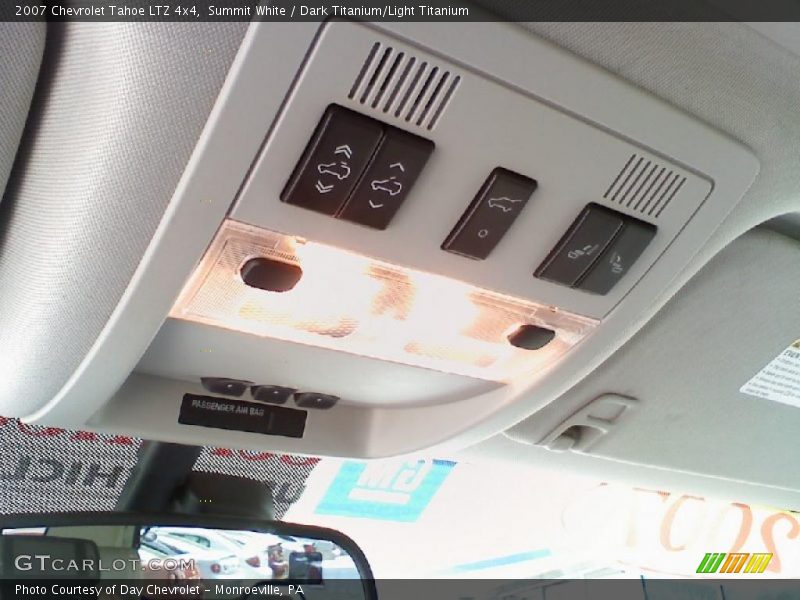 Summit White / Dark Titanium/Light Titanium 2007 Chevrolet Tahoe LTZ 4x4