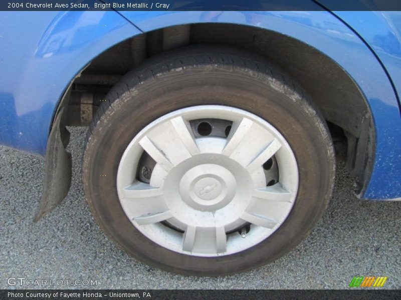 Bright Blue Metallic / Gray 2004 Chevrolet Aveo Sedan