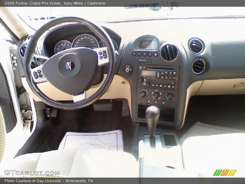 Ivory White / Cashmere 2008 Pontiac Grand Prix Sedan