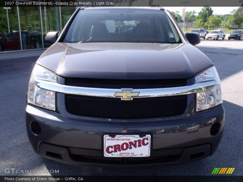 Granite Gray Metallic / Light Gray 2007 Chevrolet Equinox LS