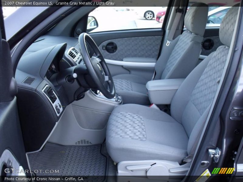 Granite Gray Metallic / Light Gray 2007 Chevrolet Equinox LS