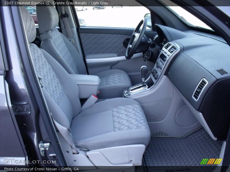 Granite Gray Metallic / Light Gray 2007 Chevrolet Equinox LS