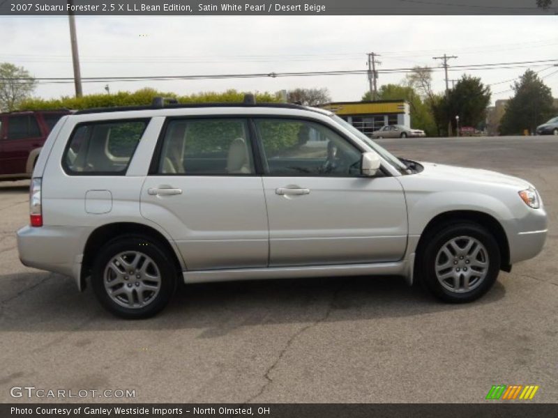 Satin White Pearl / Desert Beige 2007 Subaru Forester 2.5 X L.L.Bean Edition