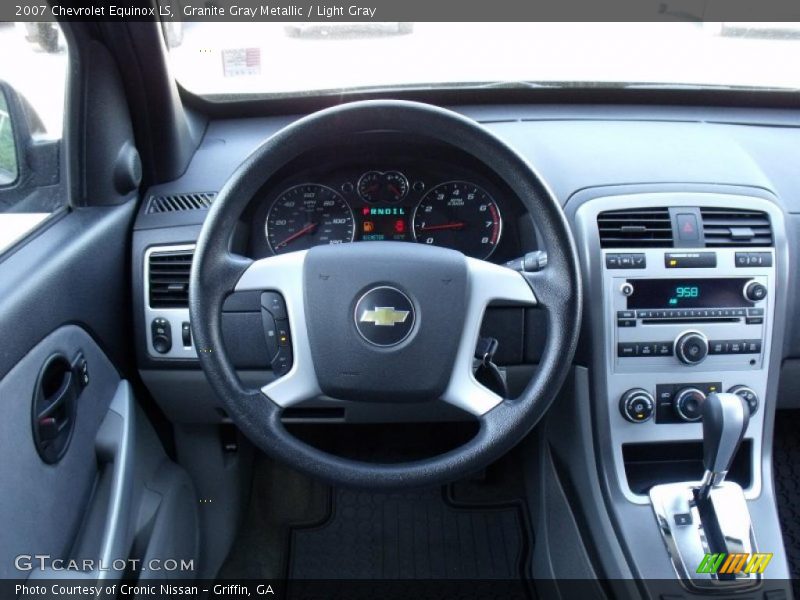 Granite Gray Metallic / Light Gray 2007 Chevrolet Equinox LS