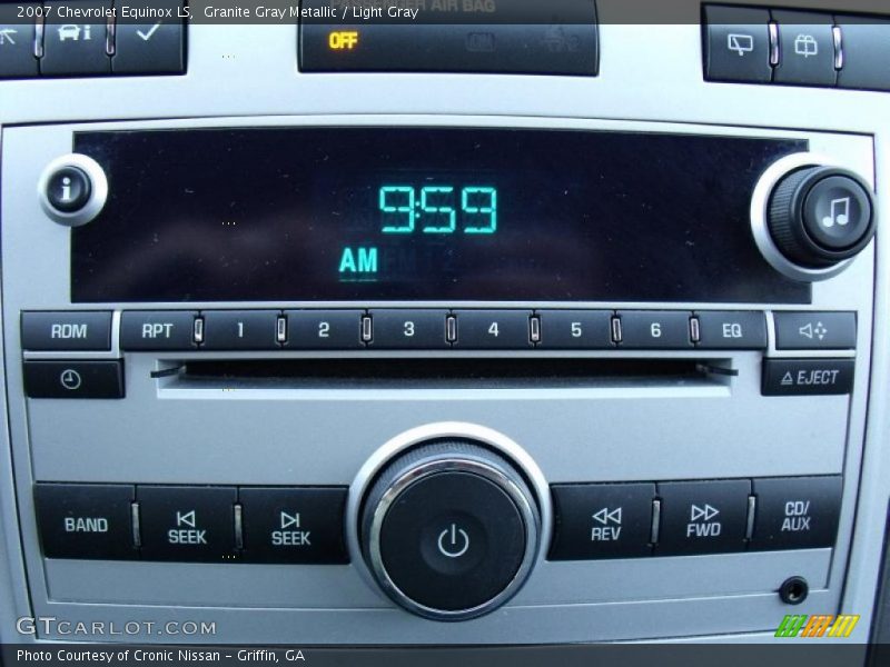 Granite Gray Metallic / Light Gray 2007 Chevrolet Equinox LS