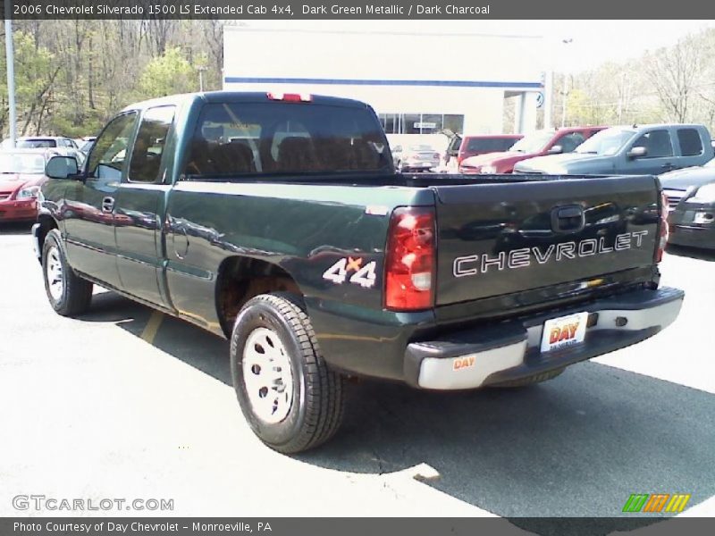 Dark Green Metallic / Dark Charcoal 2006 Chevrolet Silverado 1500 LS Extended Cab 4x4