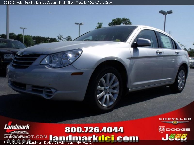 Bright Silver Metallic / Dark Slate Gray 2010 Chrysler Sebring Limited Sedan