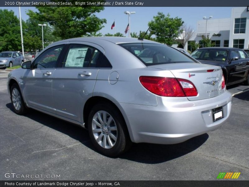 Bright Silver Metallic / Dark Slate Gray 2010 Chrysler Sebring Limited Sedan