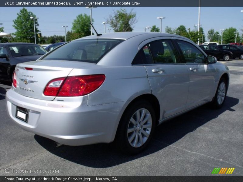 Bright Silver Metallic / Dark Slate Gray 2010 Chrysler Sebring Limited Sedan