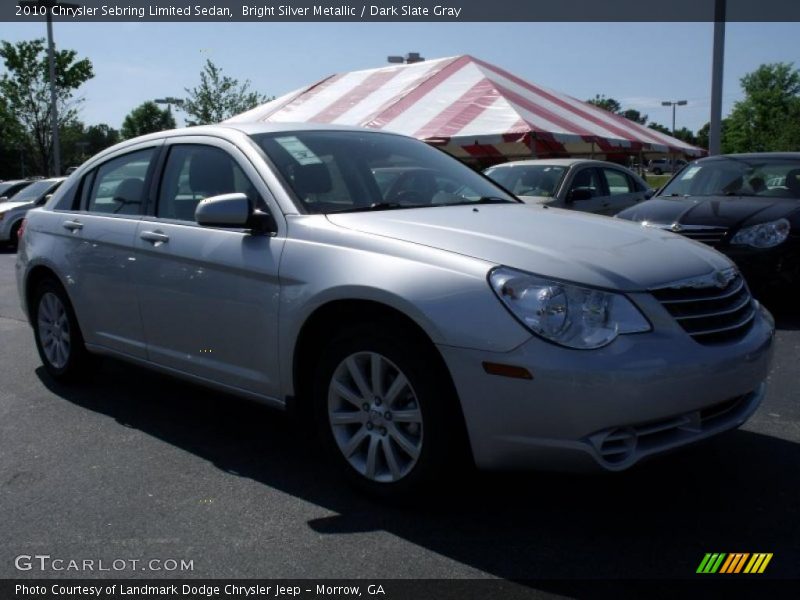 Bright Silver Metallic / Dark Slate Gray 2010 Chrysler Sebring Limited Sedan
