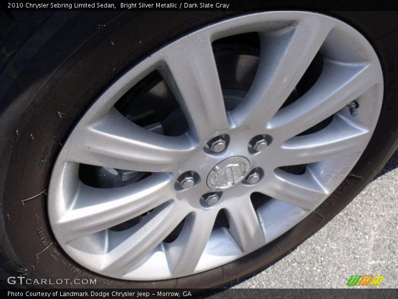 Bright Silver Metallic / Dark Slate Gray 2010 Chrysler Sebring Limited Sedan