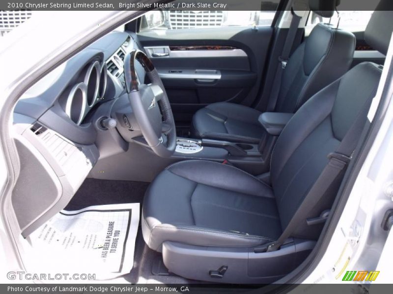 Bright Silver Metallic / Dark Slate Gray 2010 Chrysler Sebring Limited Sedan