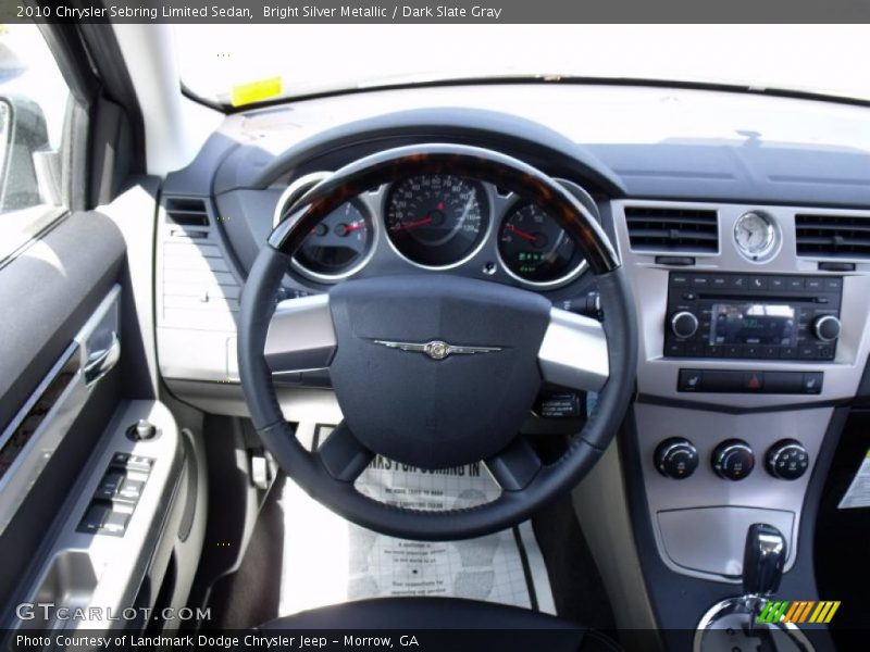 Bright Silver Metallic / Dark Slate Gray 2010 Chrysler Sebring Limited Sedan