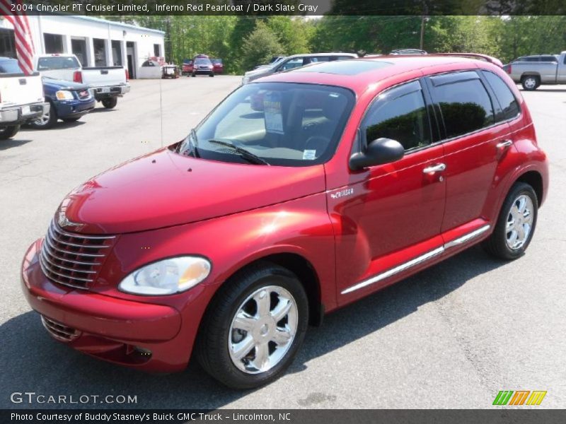 Inferno Red Pearlcoat / Dark Slate Gray 2004 Chrysler PT Cruiser Limited