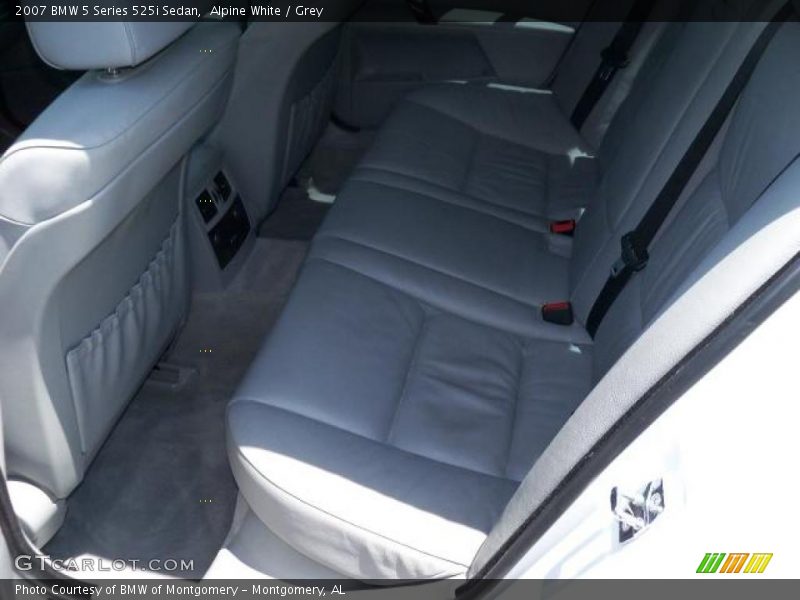 Alpine White / Grey 2007 BMW 5 Series 525i Sedan