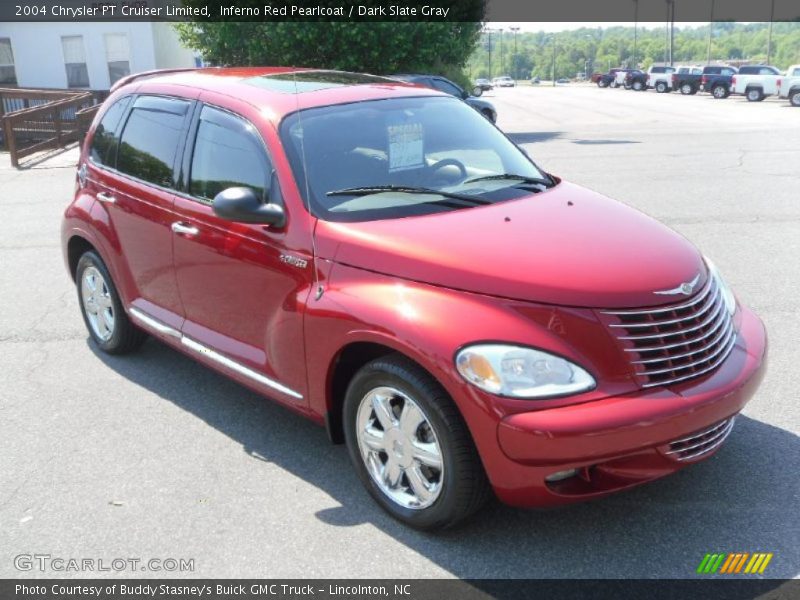 Inferno Red Pearlcoat / Dark Slate Gray 2004 Chrysler PT Cruiser Limited
