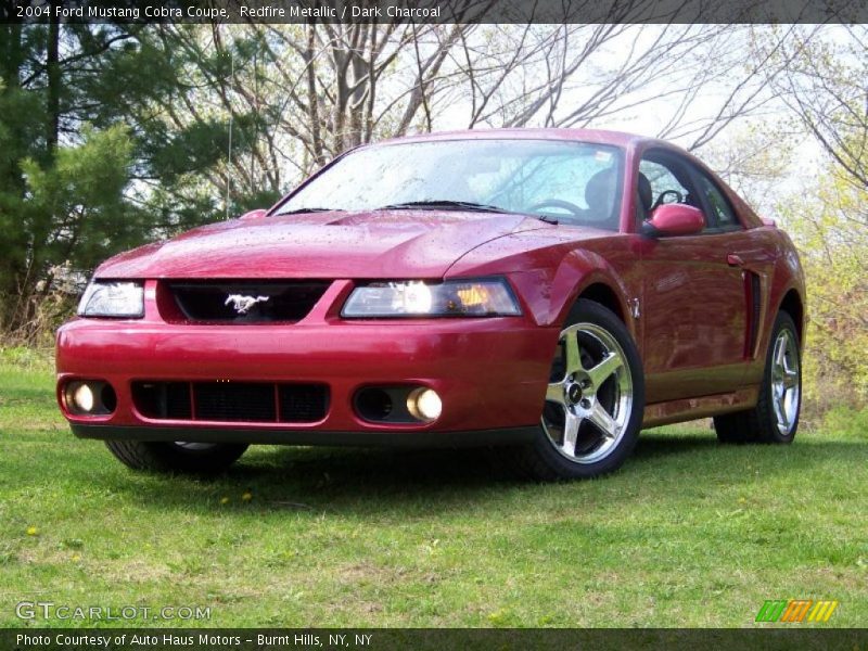 Redfire Metallic / Dark Charcoal 2004 Ford Mustang Cobra Coupe