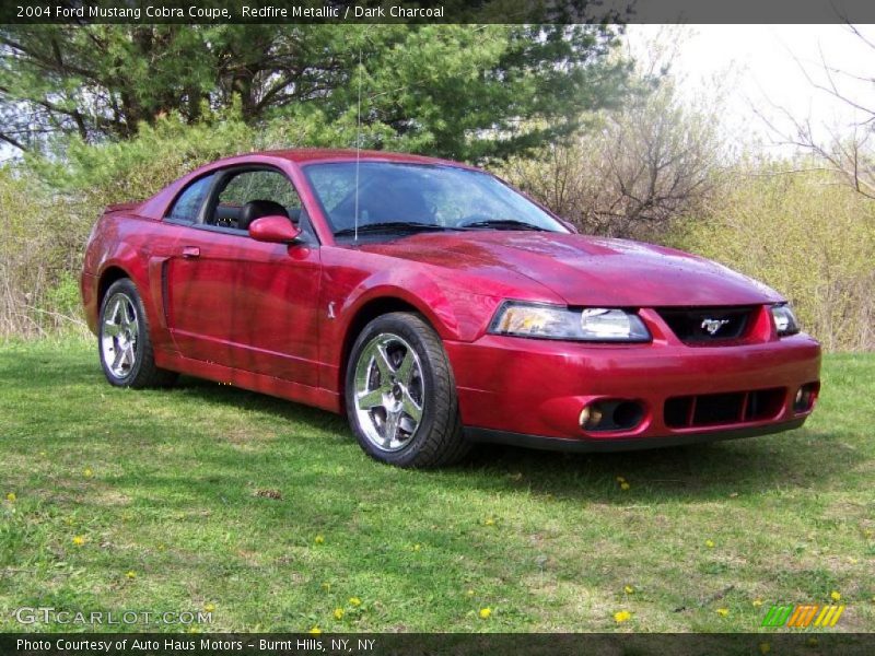 Redfire Metallic / Dark Charcoal 2004 Ford Mustang Cobra Coupe