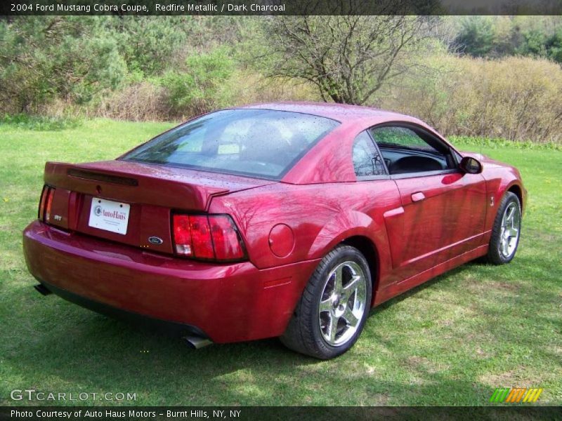 Redfire Metallic / Dark Charcoal 2004 Ford Mustang Cobra Coupe